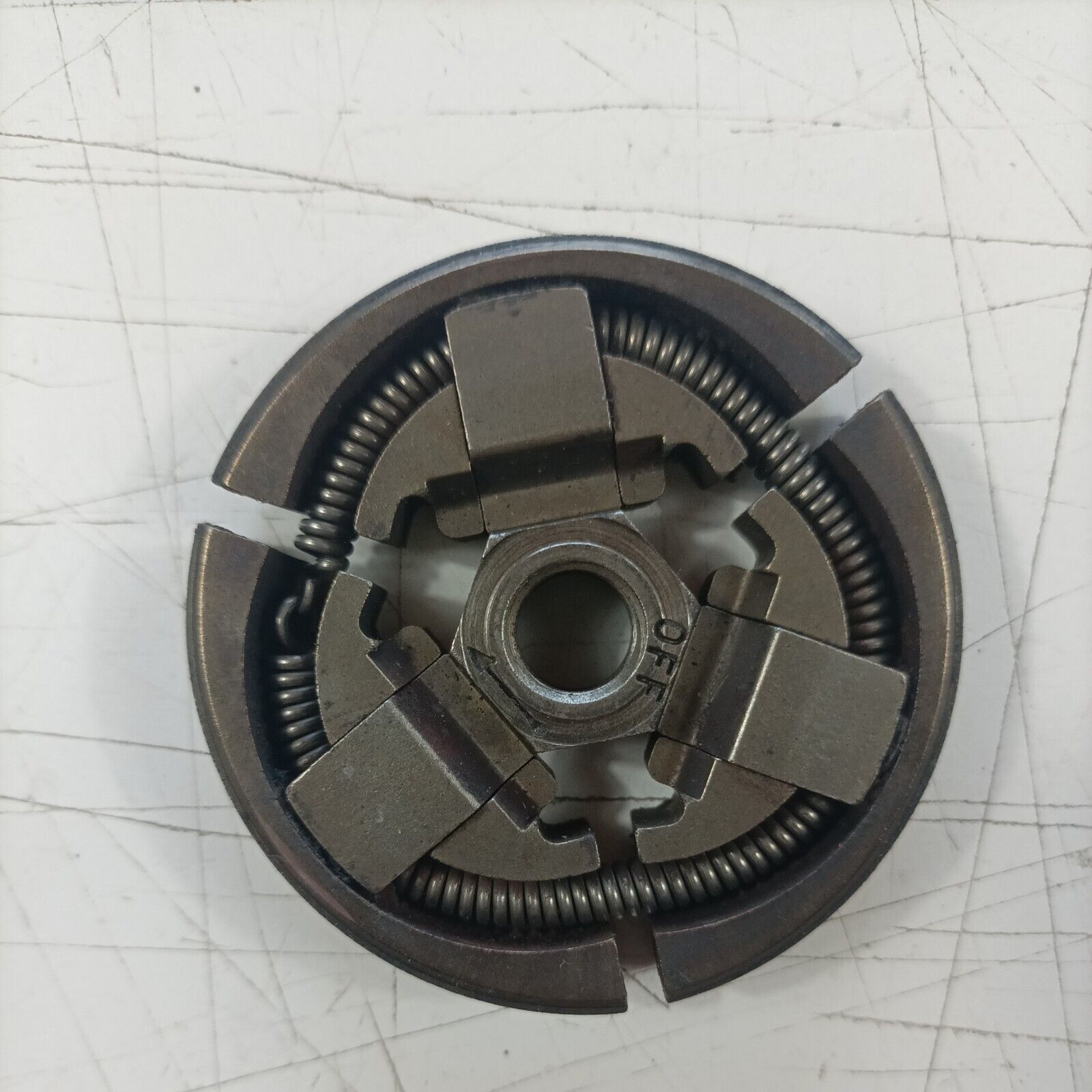 MOTOSEGA OLEOMAC OM 251 FRIZIONE E CAMPANA tamburo COMPLETA ricambi usati