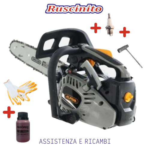 MOTOSEGA ALPINA APR25 DA POTATURA CON CARBURATORE WALBRO BARRA 25cm PESO 3.2 Kg
