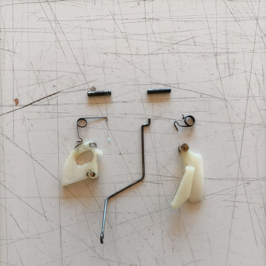 MOTOSEGA OLEO MAC 350 A COMANDI ACCELERAZIONE GAS CARBURATORE ricambi usati