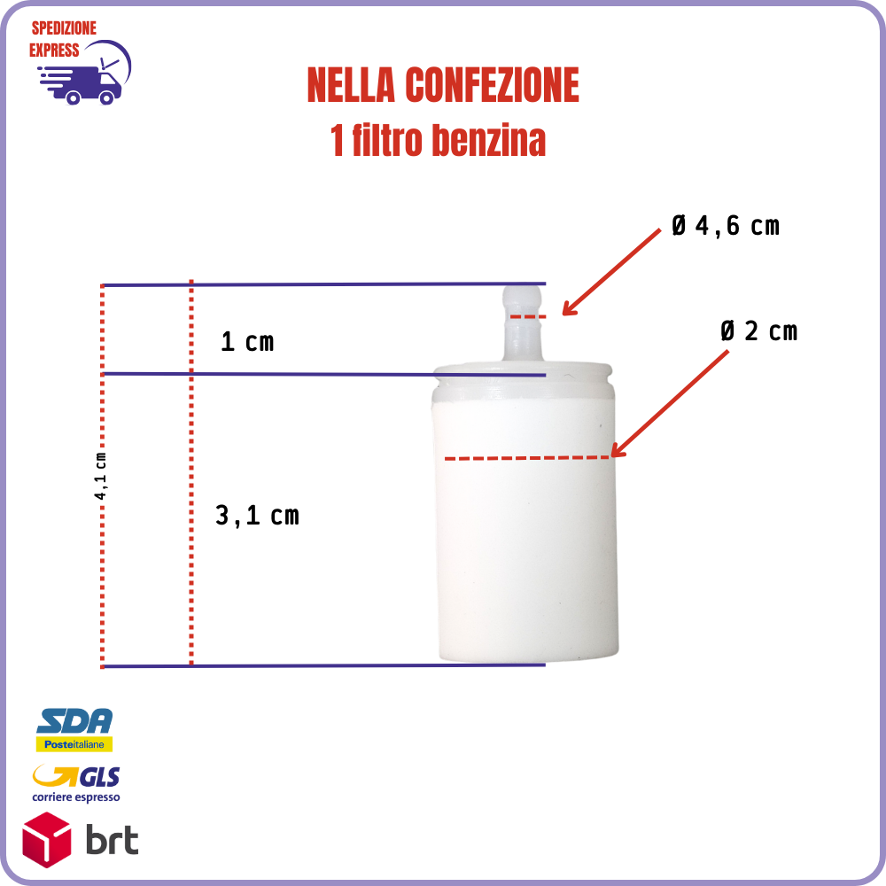 Kit de reparación de carburador Zama RB-137 para Husqvarna, Dolmar, Stihl, Poulan – Membranas, Manguera, Cebador, Filtro