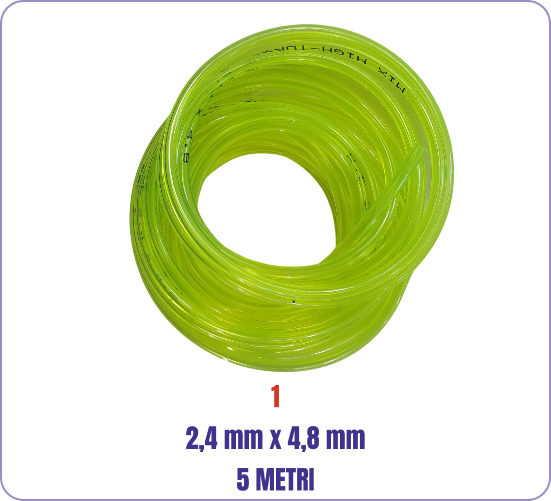 Tubo Carburante PVC benzina Universale per Motosega Decespugliatore Moto (Copia)