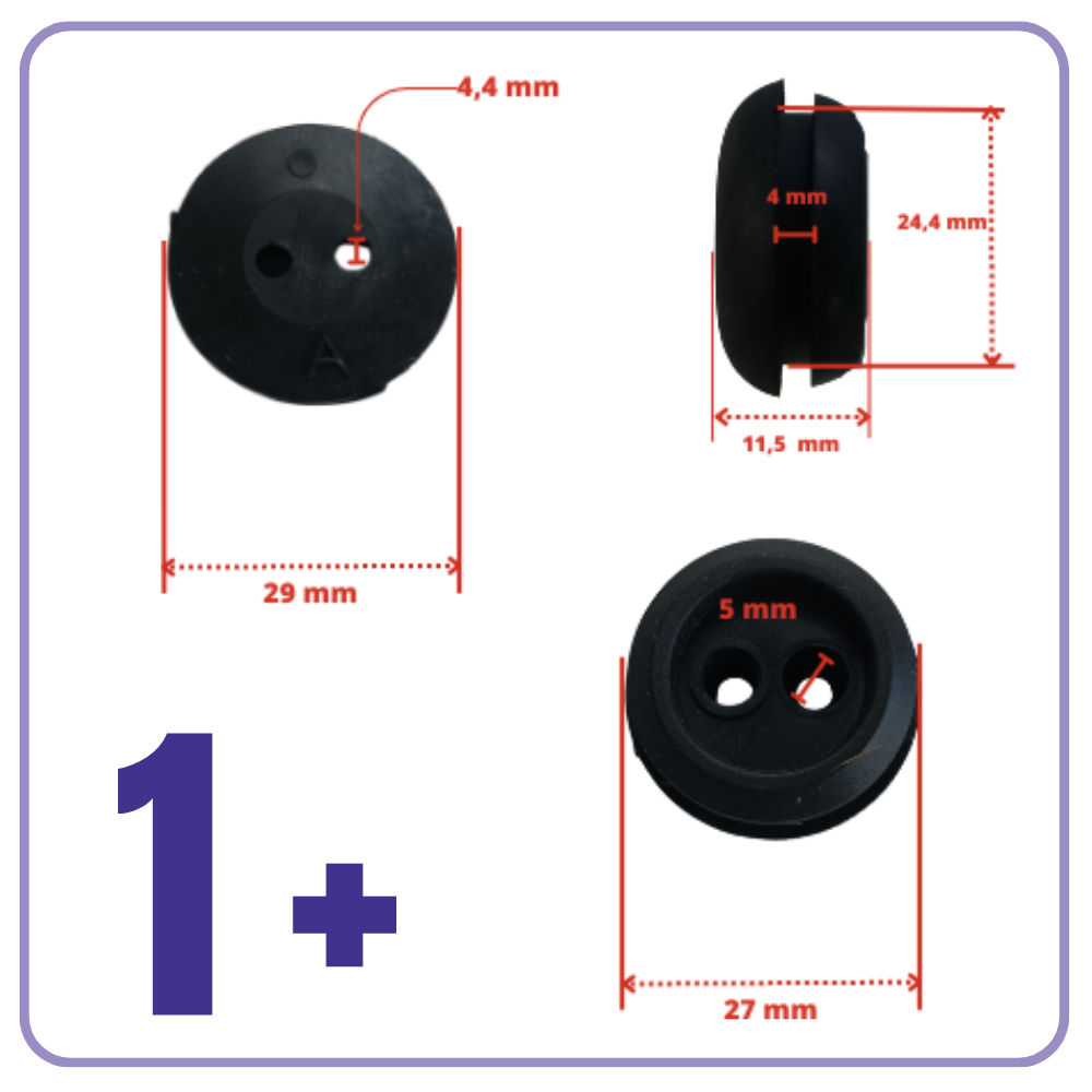 Kit Membrane Walbro WYL WYK con Filtro Benzina Tubi e Gommini Serbatoio per Decespugliatore e Motosega