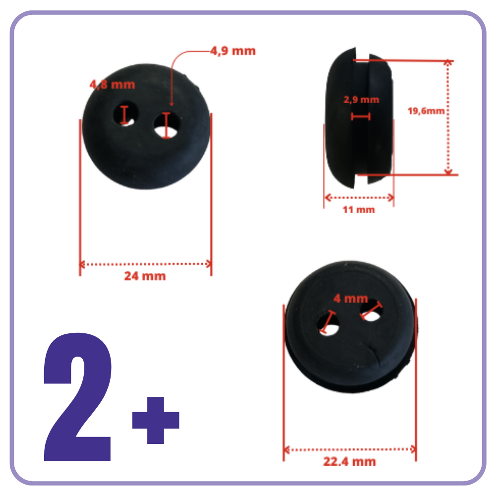 Kit Membrane Walbro WYL WYK con Filtro Benzina Tubi e Gommini Serbatoio per Decespugliatore e Motosega