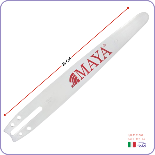 Barra lama catena motosega Carving Maya 041 – 25 cm, 1/4", 1,3 mm – 60 Maglie