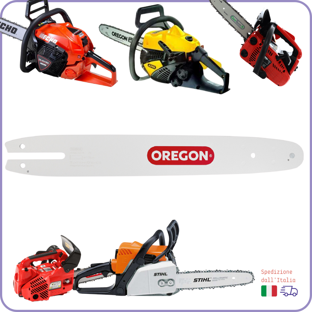 Barra lama catena Oregon per Motosega Stihl, Echo, Oleomac, Husqvarna
