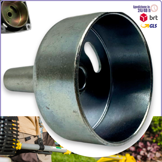 Campana de embrague de 9 dientes para desbrozadoras de 25cc-35cc | Acoplamiento de eje de 9 dientes | Diámetro interior 54 / Diámetro exterior 58