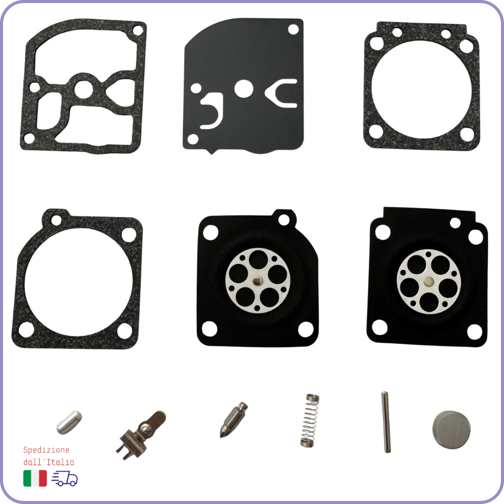 Kit de membrana de carburador Zama C1Q para motosierra Husqvarna 50 51 55