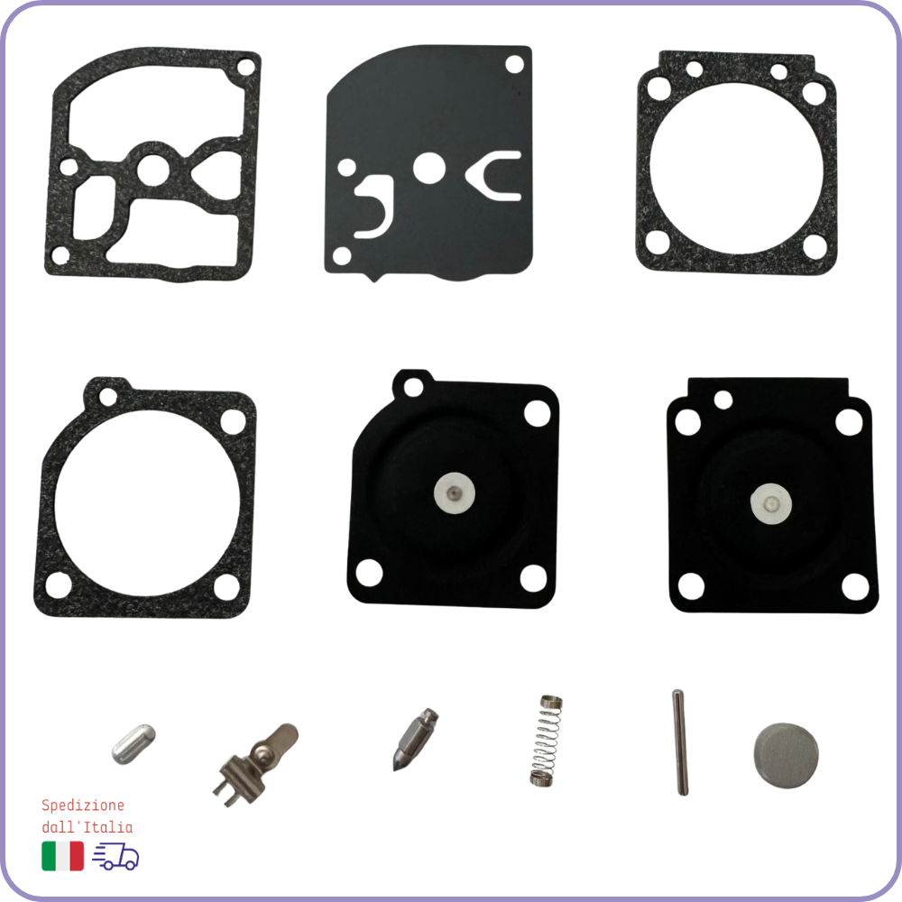 Kit de membrana de carburador Zama C1Q para motosierra Husqvarna 50 51 55