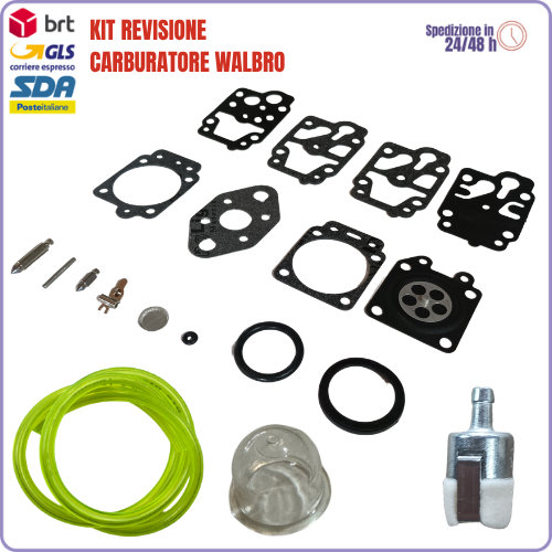 Kit de membrana de carburador Walbro para desbrozadora Honda GX22 GX25 GX31