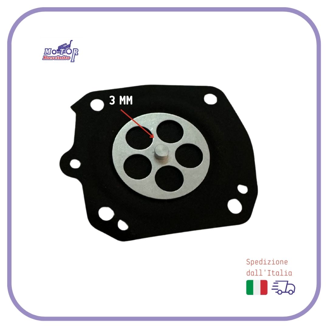 Kit de membrana para carburador Tillotson motosierra Alpina Oleomac Husqvarna