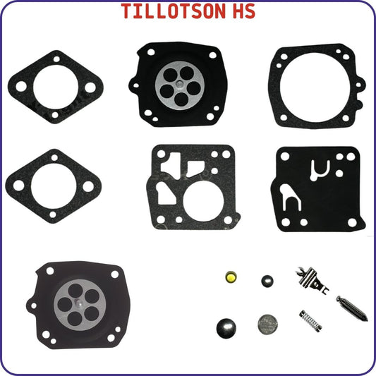Kit membrana per carburatore Tillotson motosega Alpina Oleomac Husqvarna