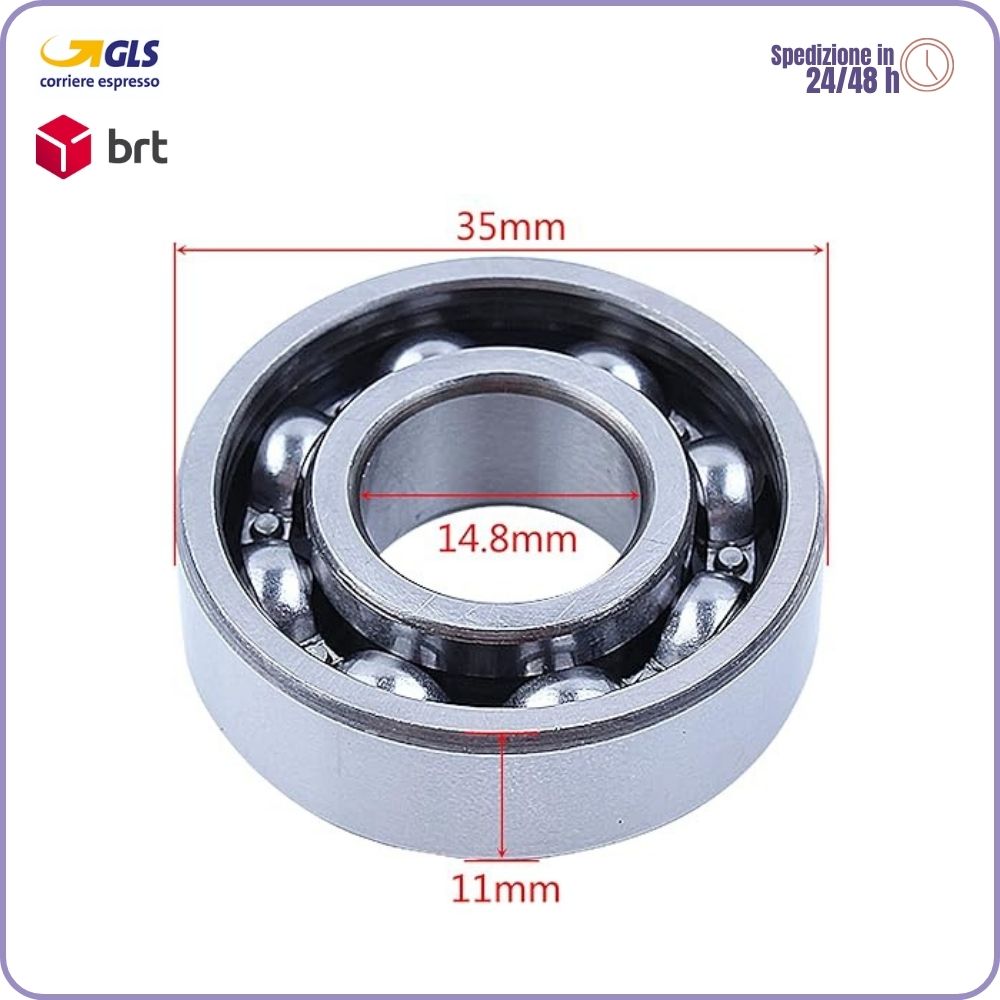 Kit Revisione Motore per Motosega Husqvarna 340 345 350 – Paraolio, Cuscinetti, Gabbia Rulli