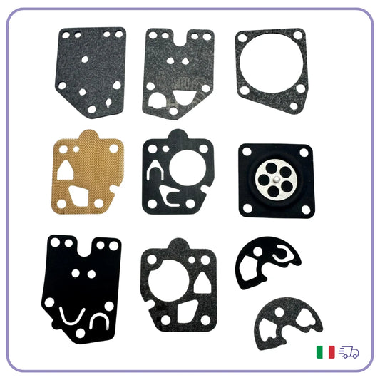 kit RIPARAZIONI MEMBRANE carburatore TK per Kawasaki Homelite Shindaiwa