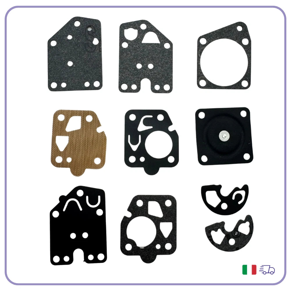 kit RIPARAZIONI MEMBRANE carburatore TK per Kawasaki Homelite Shindaiwa
