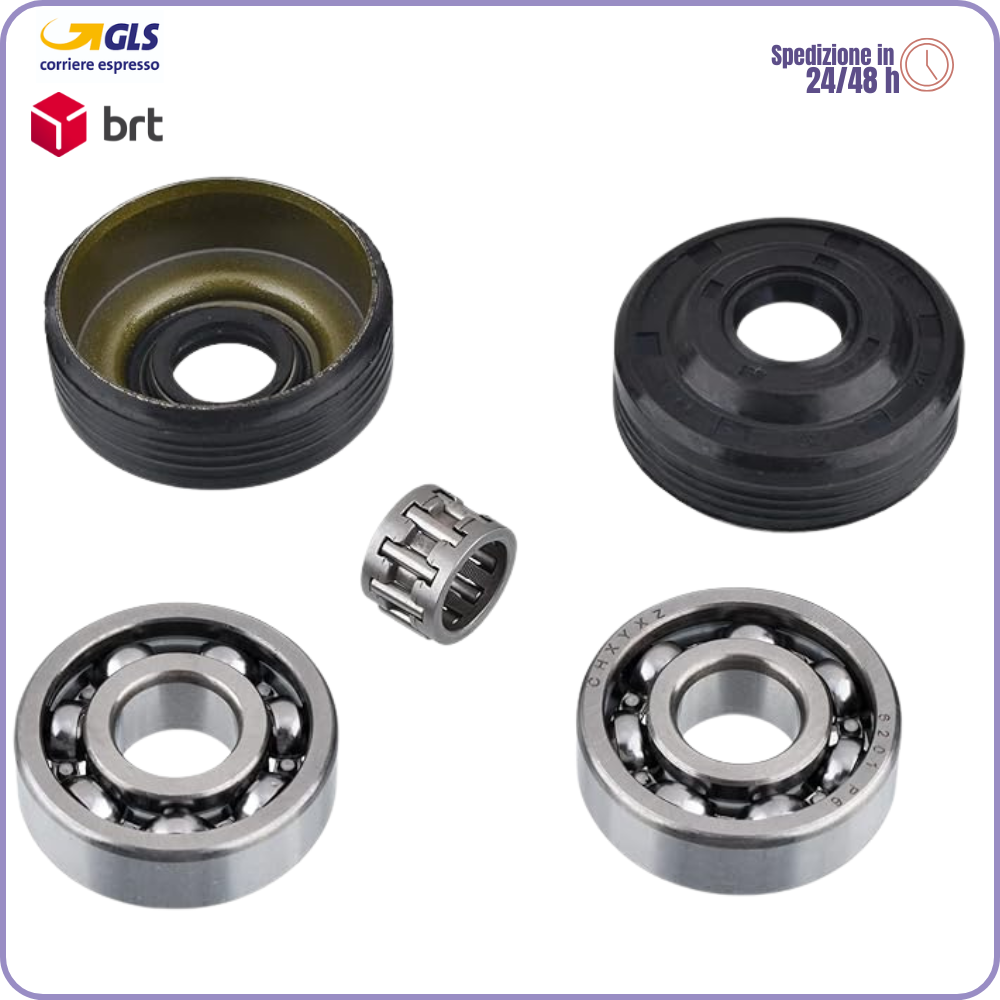 Cuscinetto Albero Motore e paraolio per Husqvarna 240 236 235 142 141 136 137 36 41