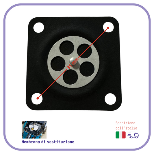 MEMBRANA CARBURATORE TILLOTSON per CASTOR Kawasaki ALPINA mcculloch e Shindaiwa