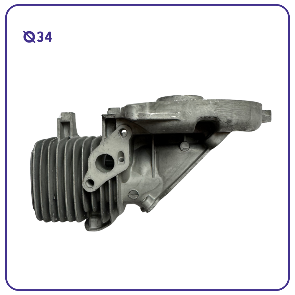 Kit cilindro e Pistone diametro 34 mm per Oleo Mac Sparta e Efco stark