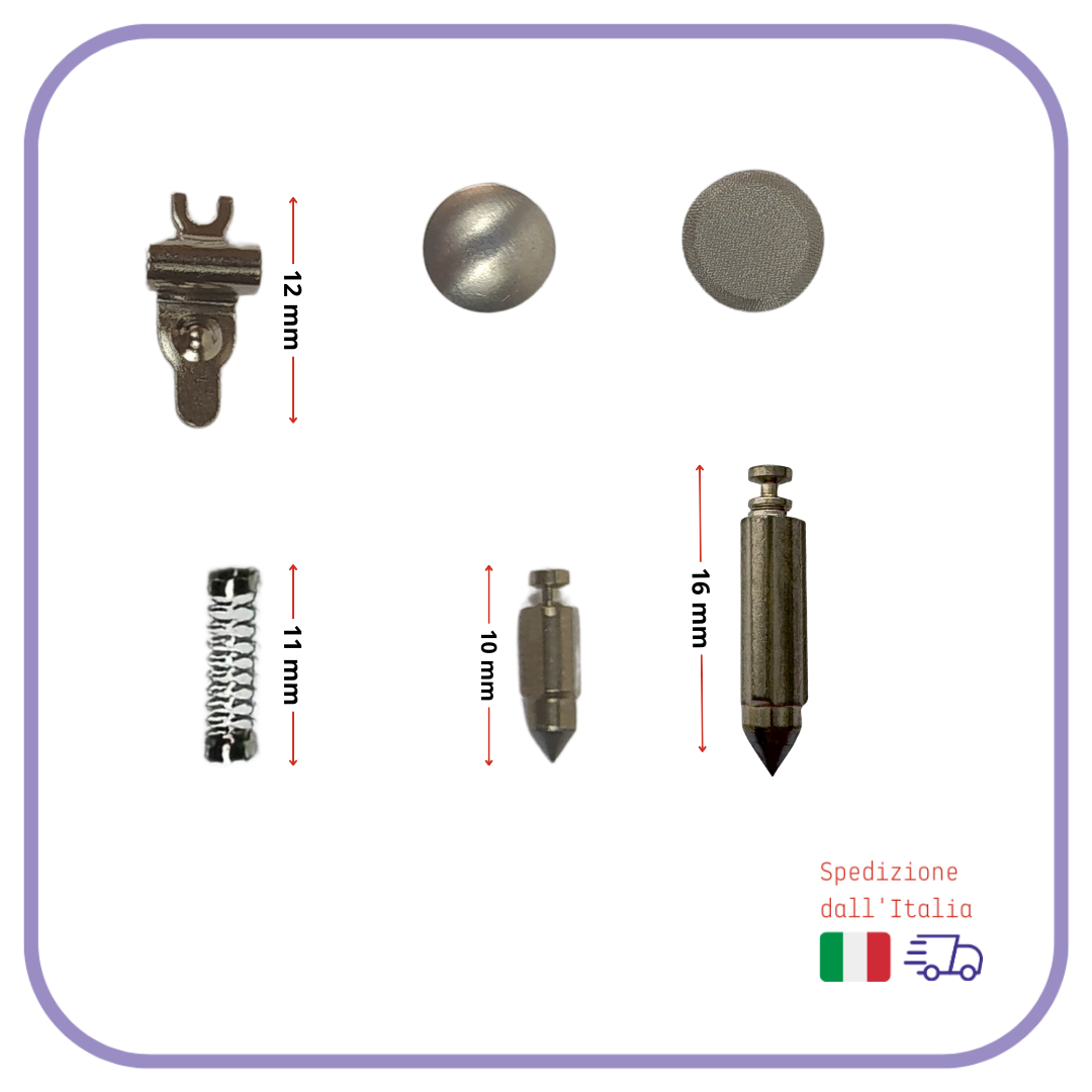 Kit de reemplazo de membranas de carburador Tillotson HU con filtro de gasolina y bujía - Compatible con Alpina Castor Stihl