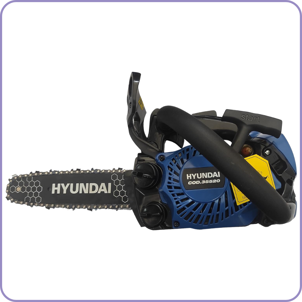 Motosega da Potatura Superleggera Hyundai '35520' – 25cc, Barra 25 cm, Solo 2,5 kg