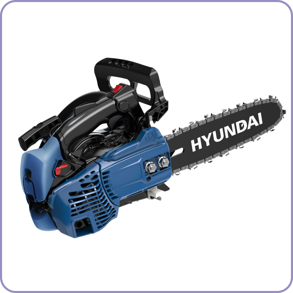 Motosega da Potatura Superleggera Hyundai '35520' – 25cc, Barra 25 cm, Solo 2,5 kg