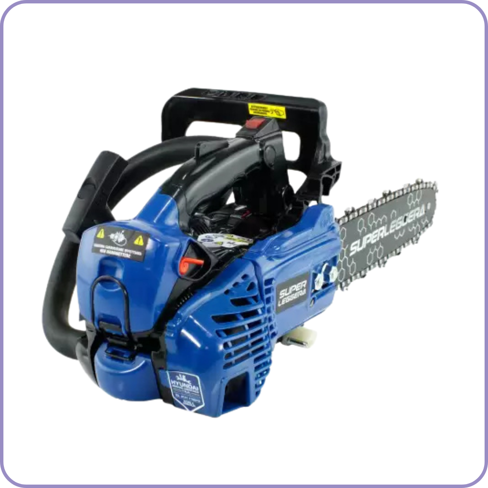 Motosega da Potatura Superleggera Hyundai '35520' – 25cc, Barra 25 cm, Solo 2,5 kg