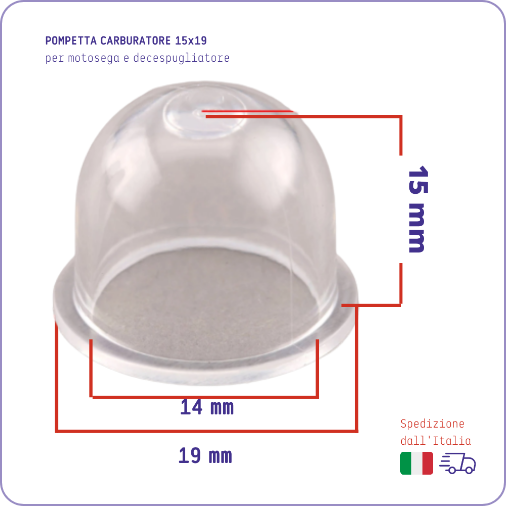Kit de membrana de carburador Walbro para desbrozadora Honda GX22 GX25 GX31