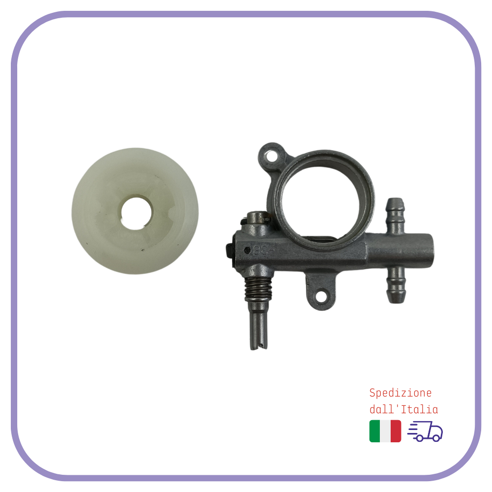 POMPA OLIO vite senza fine INGRANAGGIO MOTOSEGA ALPINA A 305 350 CJ 300 CASTOR