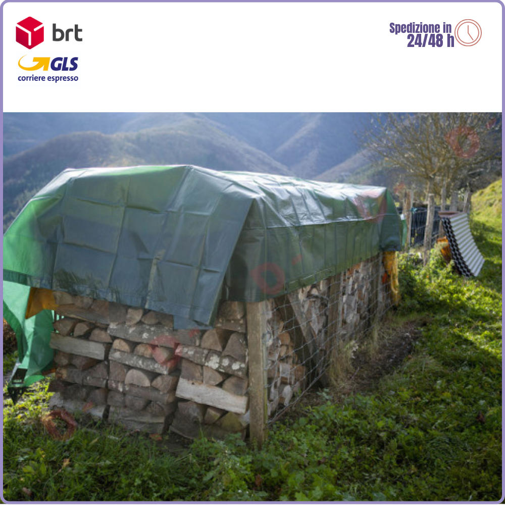 Telone occhiellato rinforzato impermeabile per esterno / basse temperature