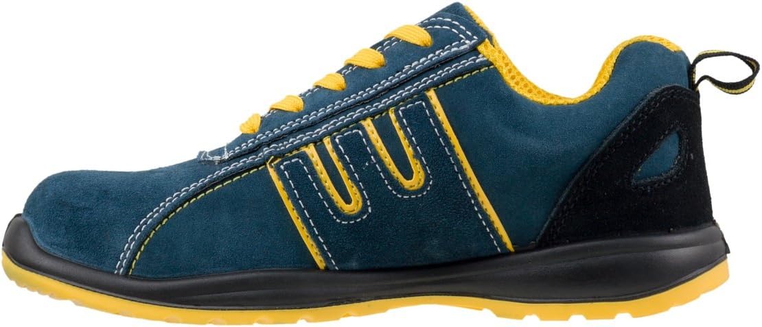 Scarpa antinfortunistica Urgent 212 S1P con puntale in metallo, progettata per la sicurezza sul lavoro. Mostra una suola antiscivolo e materiali resistenti, garantendo comfort e protezione per professionisti.