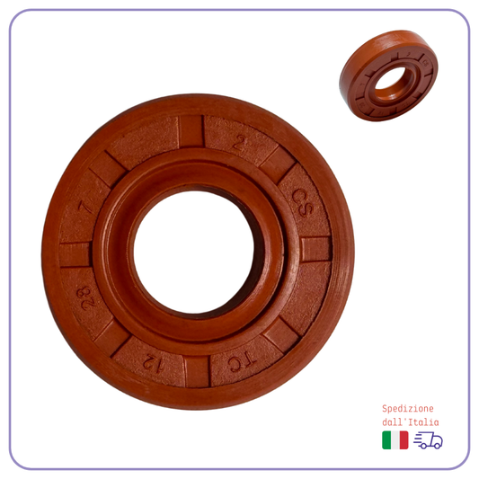 Anello Paraolio Albero Motore 15x25x5 mm - Ricambio per Decespugliatori Oleo Mac, Efco, Emak, Dynamac 25cc