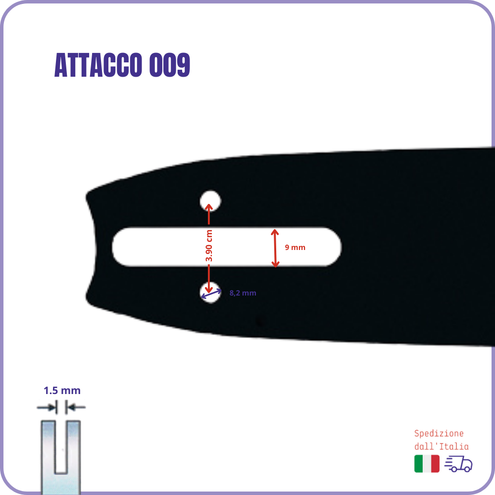 Barra Oregon per Motosega “VXL” – Taglio Standard, Puntale a Raggio Grande