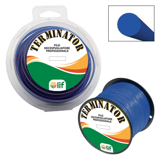 bobina Filo Professionale Terminator Tondo 3,3 mm 160 Metri per Decespugliatore