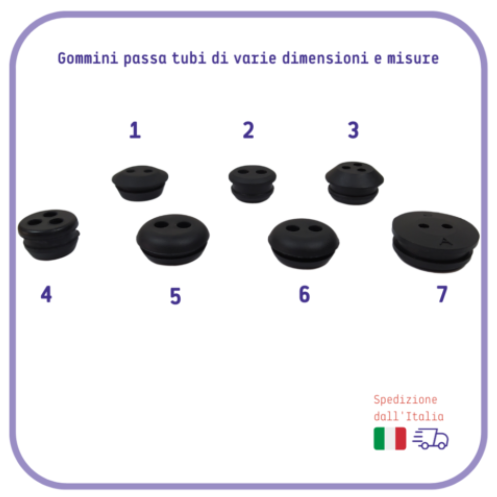 Gommino Passatubi Serbatoio benzina per Motosega Decespugliatore