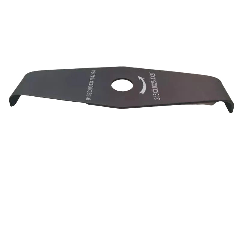 Lama Curva 2 Denti 255 mm Acciaio SKS per Decespugliatore