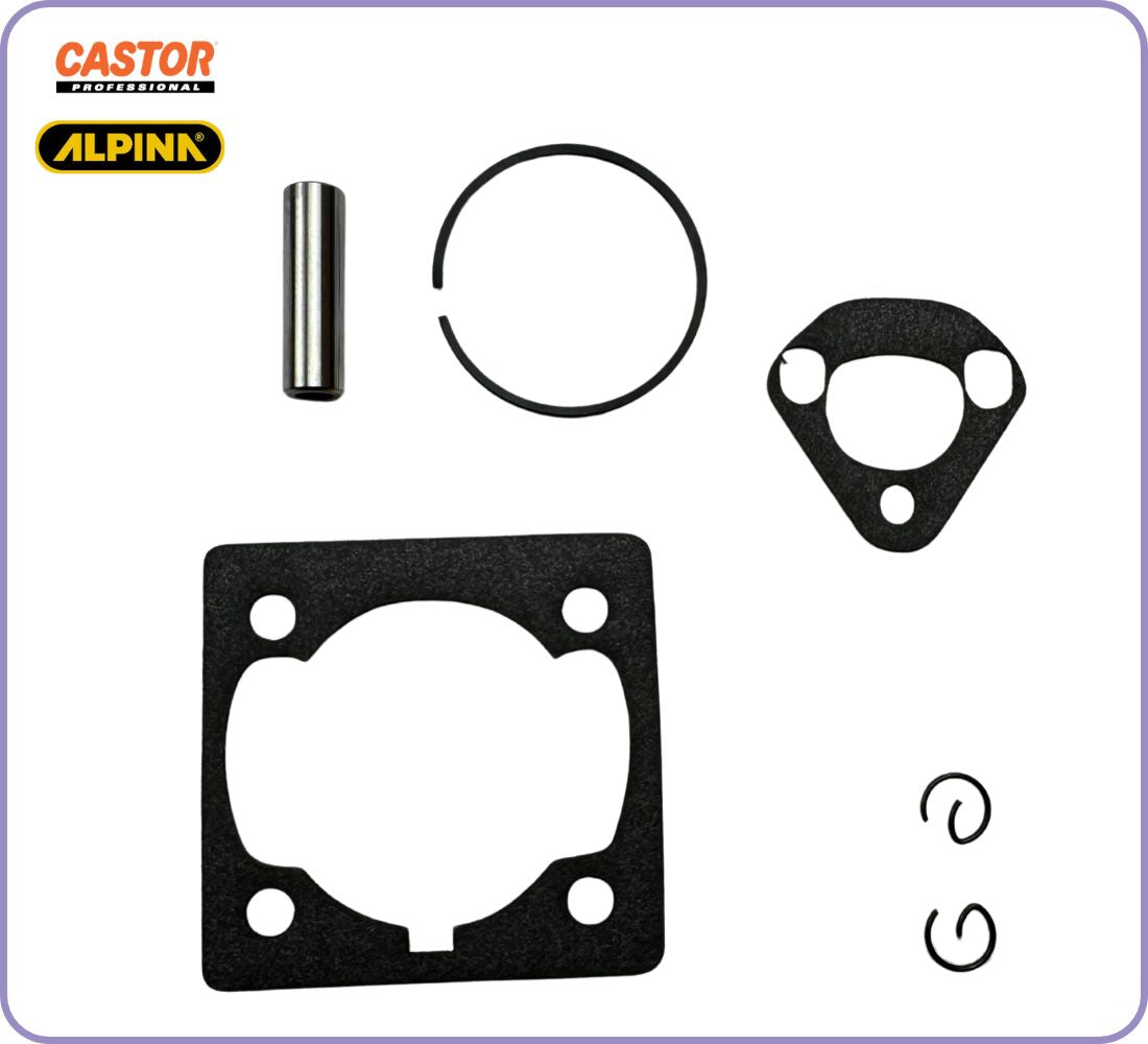 Kit Cilindro Pistone Alpina Castor Stiga VIP 52 55 CP510 Turbo 52 SB44 SB45