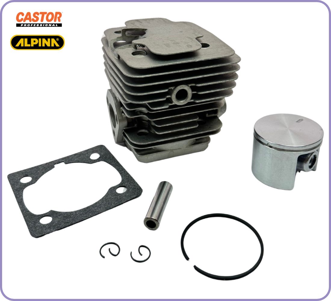 Kit Cilindro Pistone Alpina Castor Stiga VIP 52 55 CP510 Turbo 52 SB44 SB45