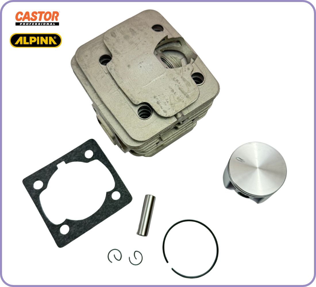 Kit Cilindro Pistone Alpina Castor Stiga VIP 52 55 CP510 Turbo 52 SB44 SB45