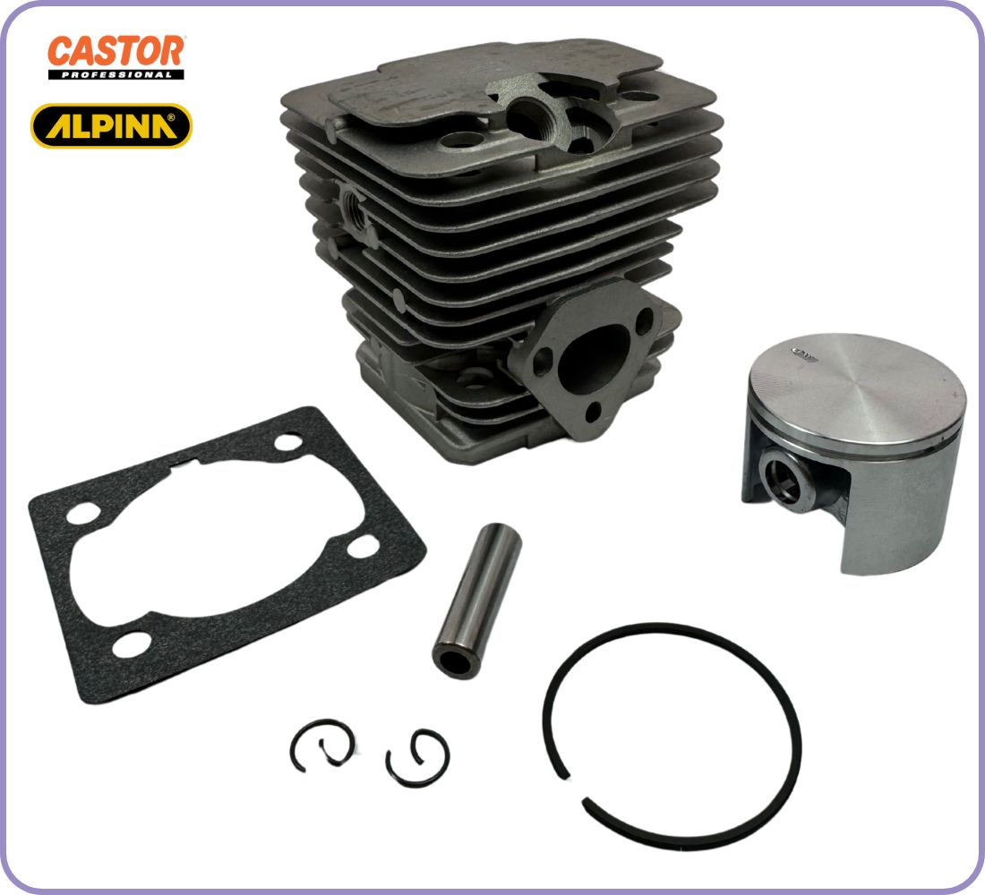 Kit Cilindro Pistone Alpina Castor Stiga VIP 52 55 CP510 Turbo 52 SB44 SB45