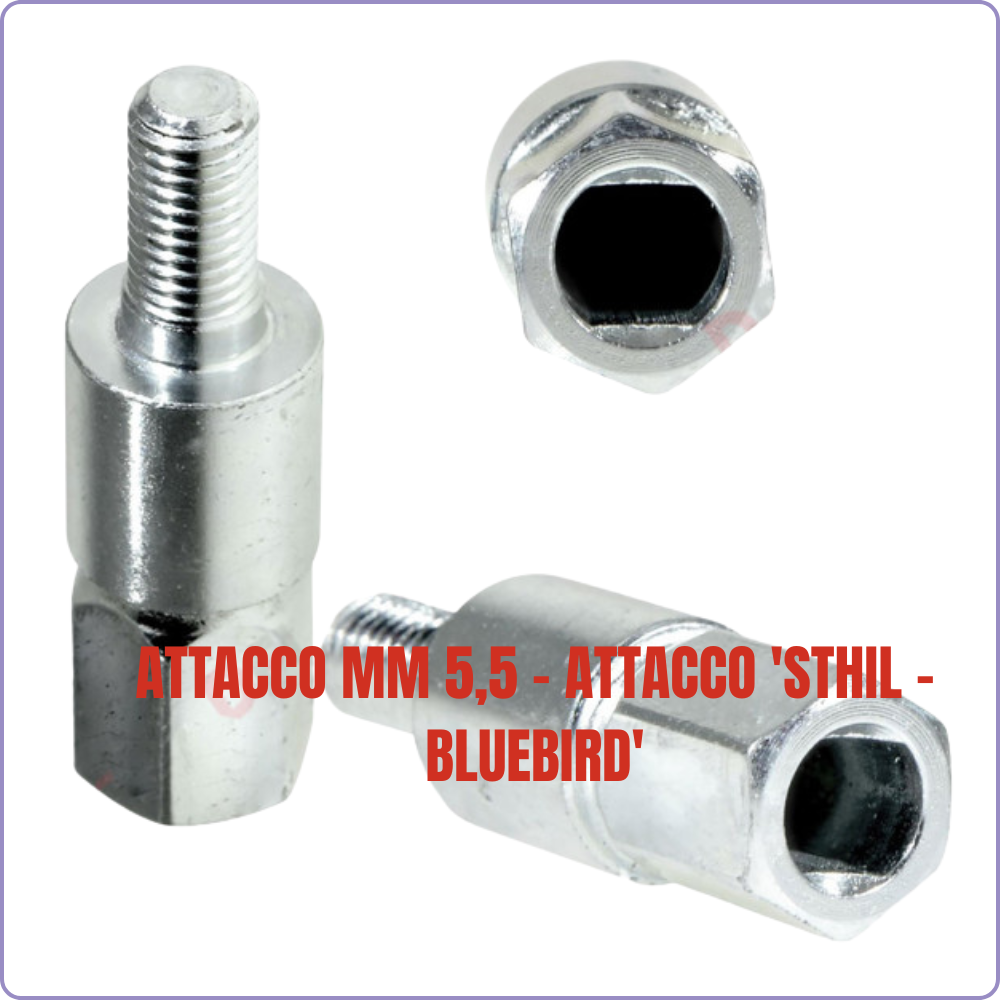 Universal Bevel Gear for Brush Cutter with 5 Adapters Ø24-28 mm + Square or Toothed Insert