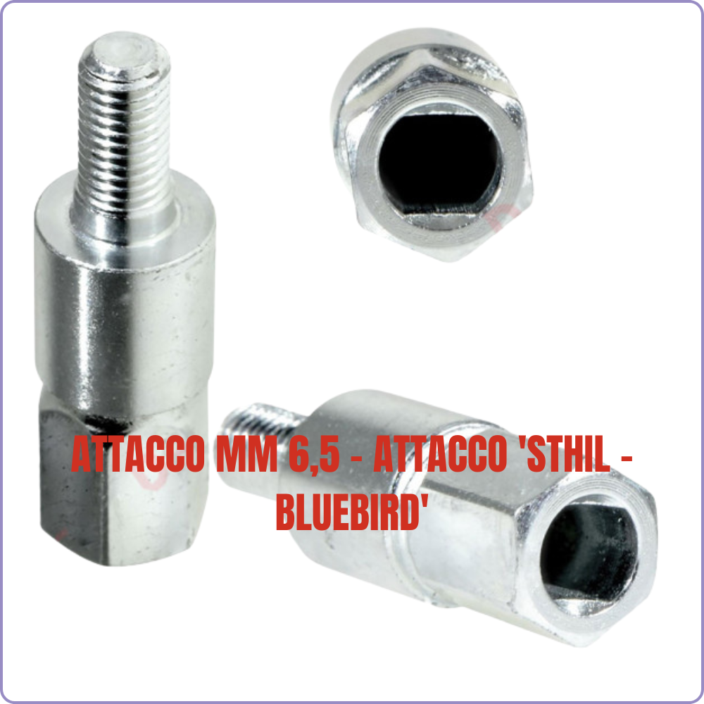 Universal Bevel Gear for Brush Cutter with 5 Adapters Ø24-28 mm + Square or Toothed Insert