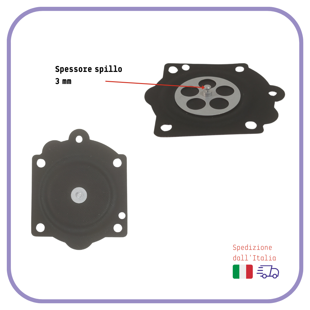 kit membrane per carburatore Walbro WJ - D11 K10 D10 K15 K11 WJ